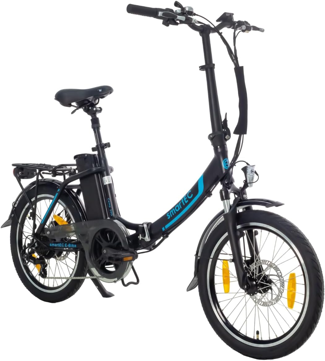 61S9iNW_SXL._AC_SL1200 Camp-20D E-Bike Folding Bike 250 W Rear Wheel Motor Li-Ion Battery 36 V/15.6 Ah 20 Inch E-Folding Bike Electric Bicycle Range 100 km to 25 km/h