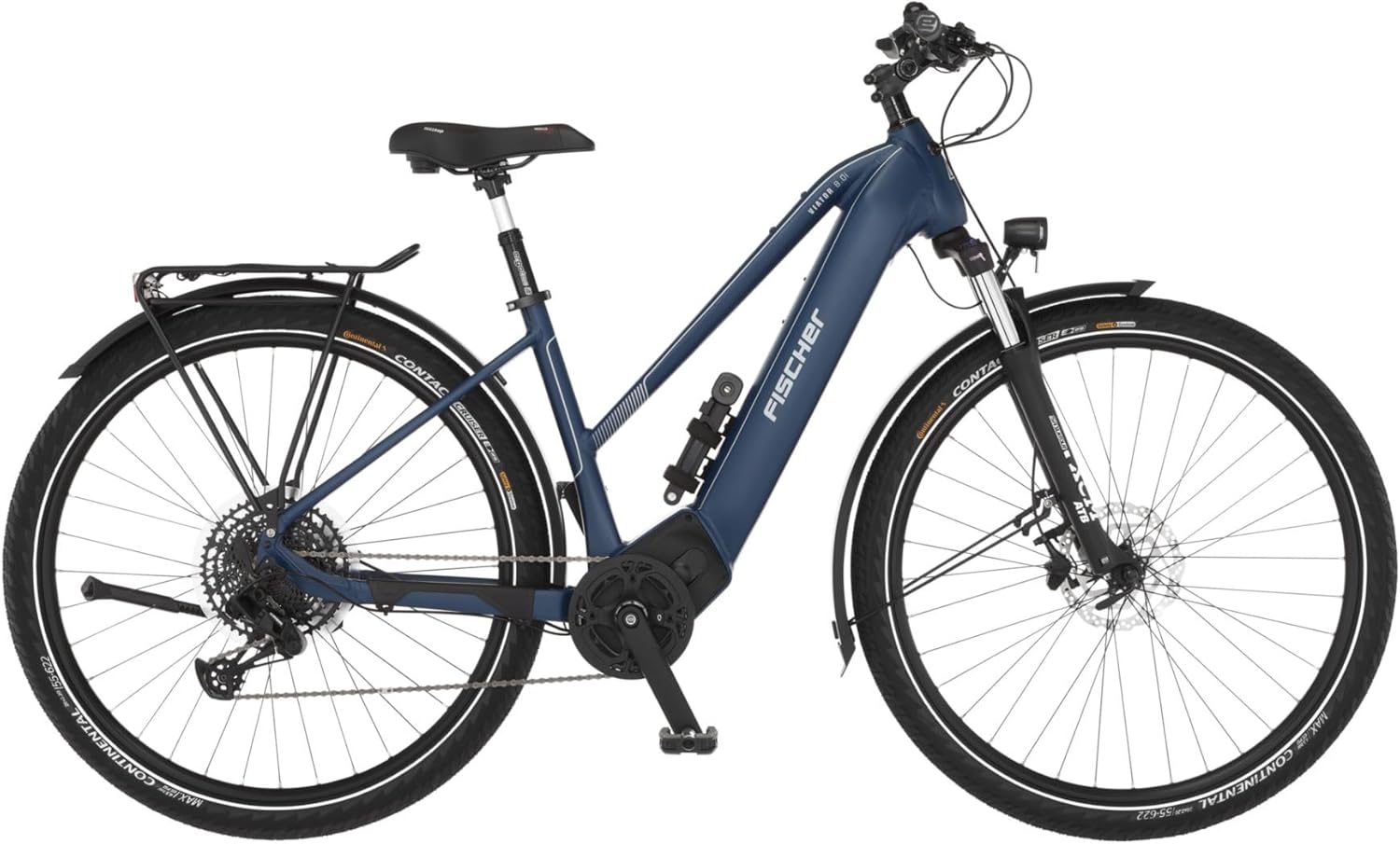 71t7r9rxllL._AC_SL1500 Fischer E-Bike Trekking VIATOR 8.0i, Electric Bicycle for Men and Women, Mid Motor 90 Nm, 36 V Battery, Rich Blue